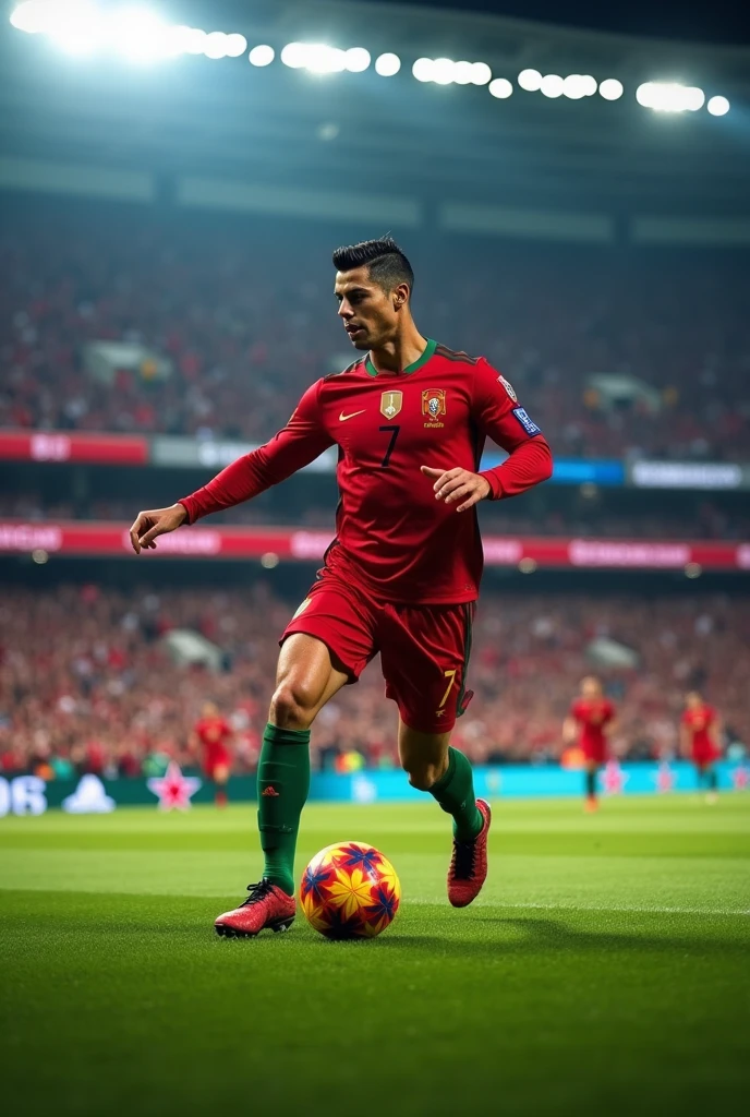 cristiano ronaldo playing ball