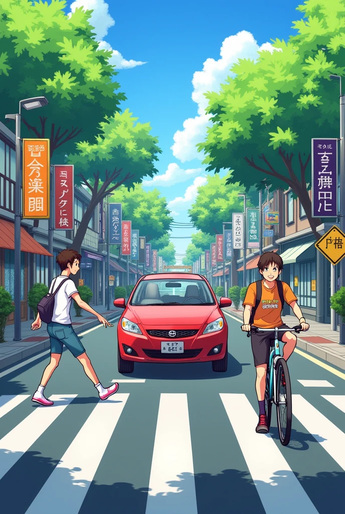 Prefectural Traffic Safety Campaign Driver pedestrian bicycle