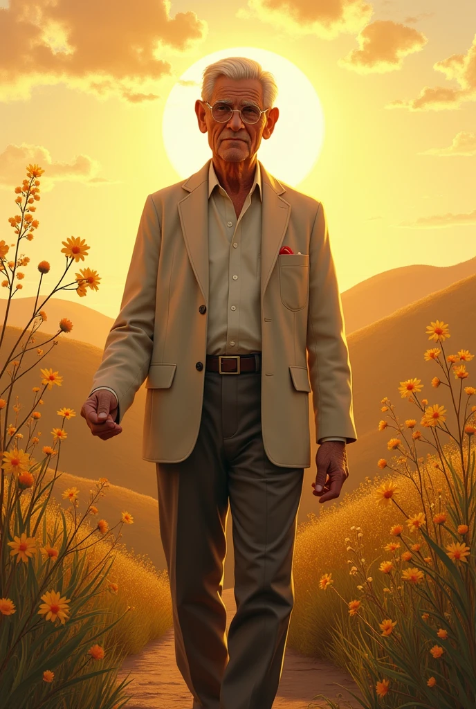 Make a drawing about the work The Oblivion That We Will Be by Héctor Abad Faciolince that represents his father