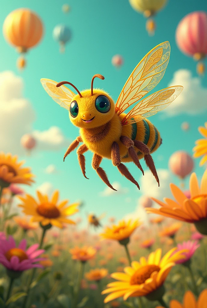 The planet of leisure is inhabited by anthropomorphic bee-like beings who enjoy leisure most of the time.. These beings are called OCIANTS. 