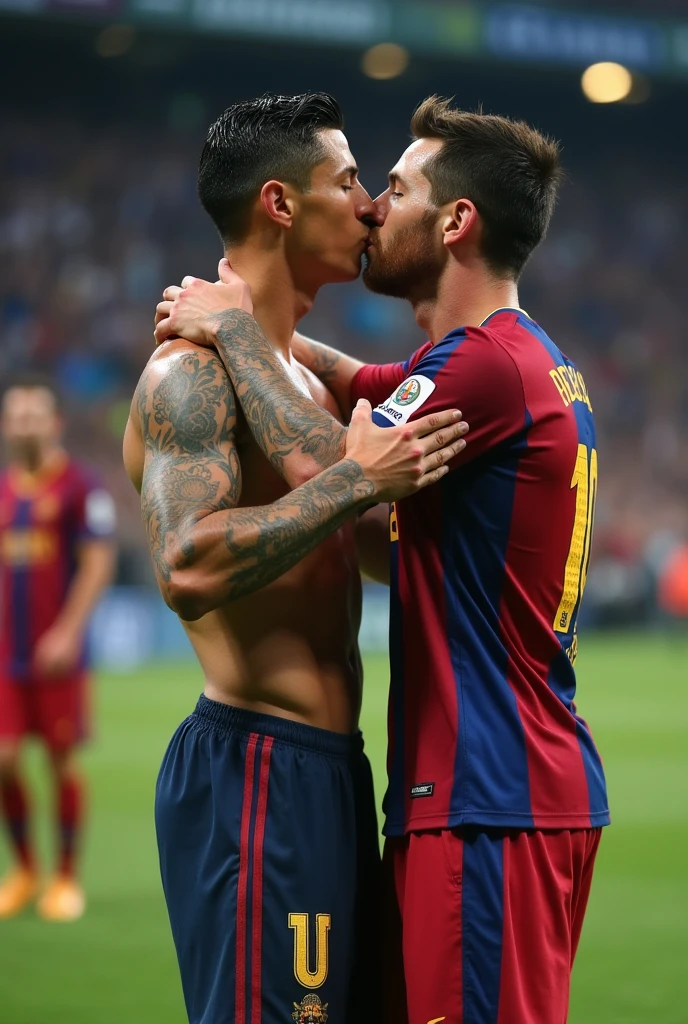 Cristiano Ronaldo and Messi having sex
