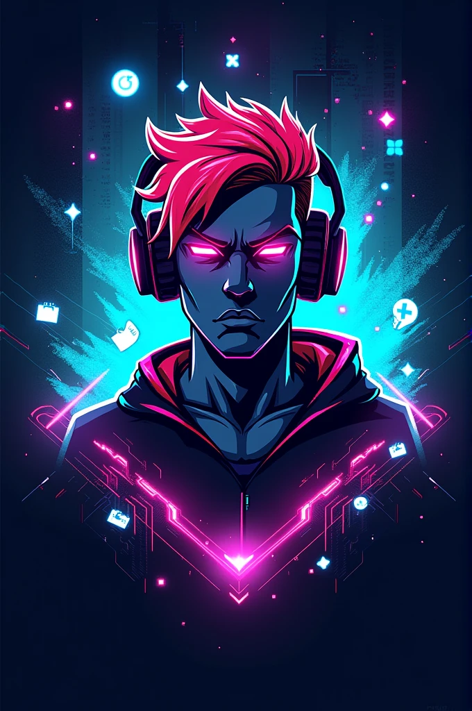 Create me a logo for a gamer finds profile!