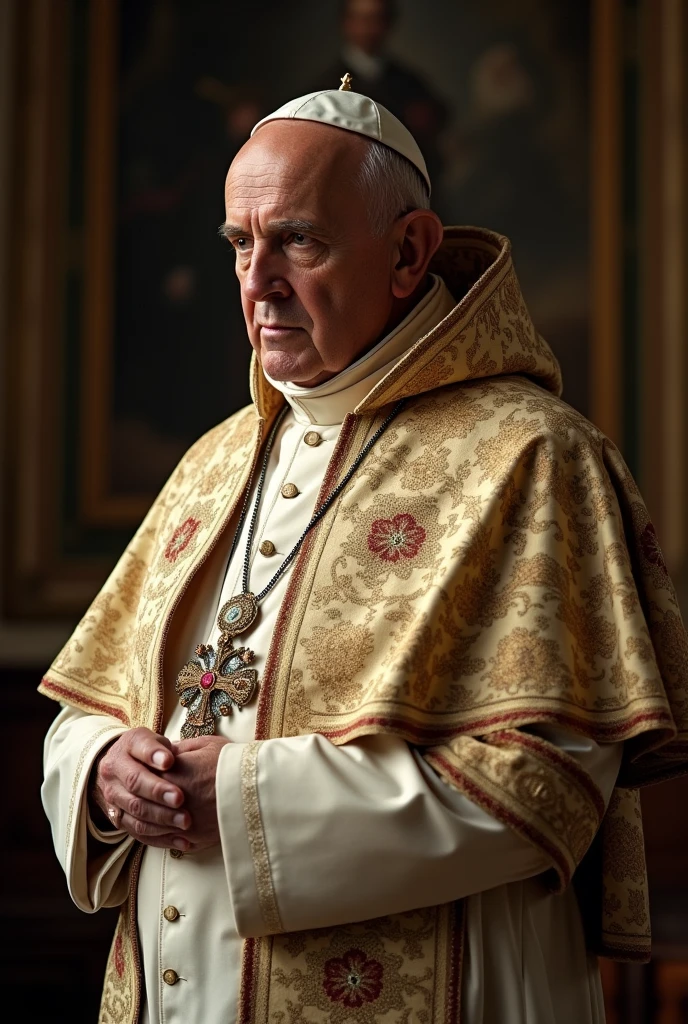 Le pape François nu sans aucun habit entrain d'exposer ses parties génitales à la caméra 