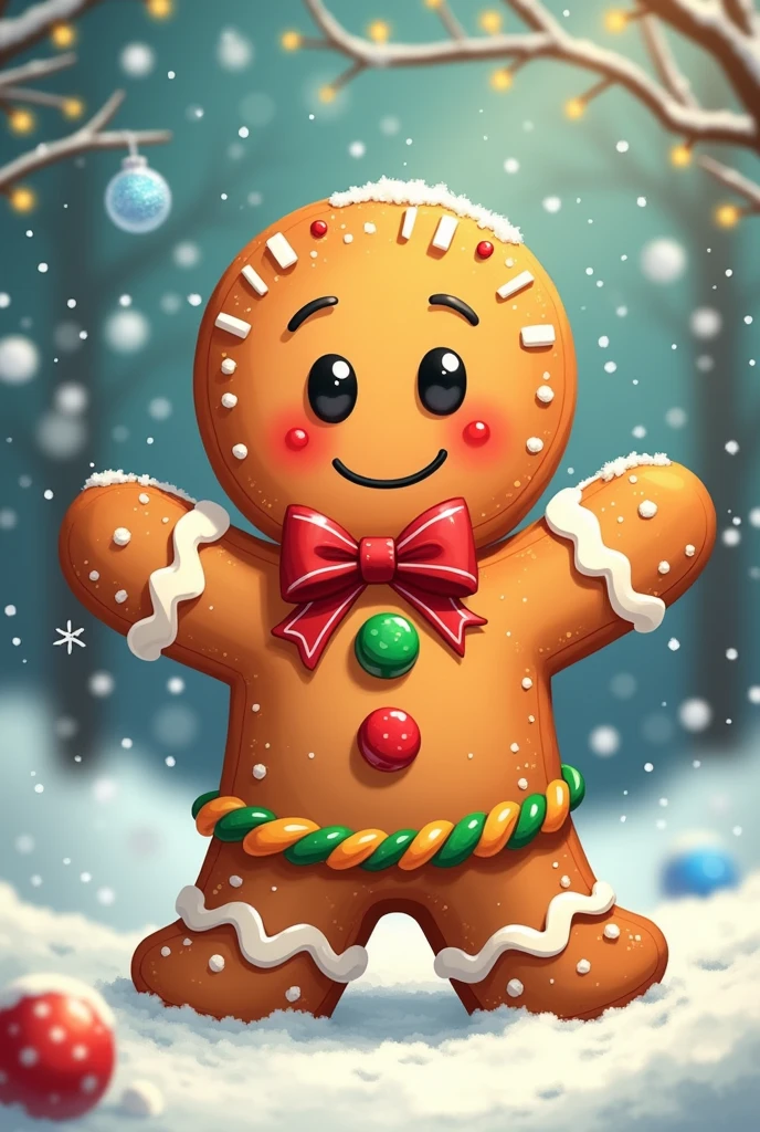 A morqdo gingerbread sticker