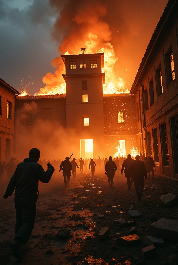 A Prison on Fire and a Riot Taking Place