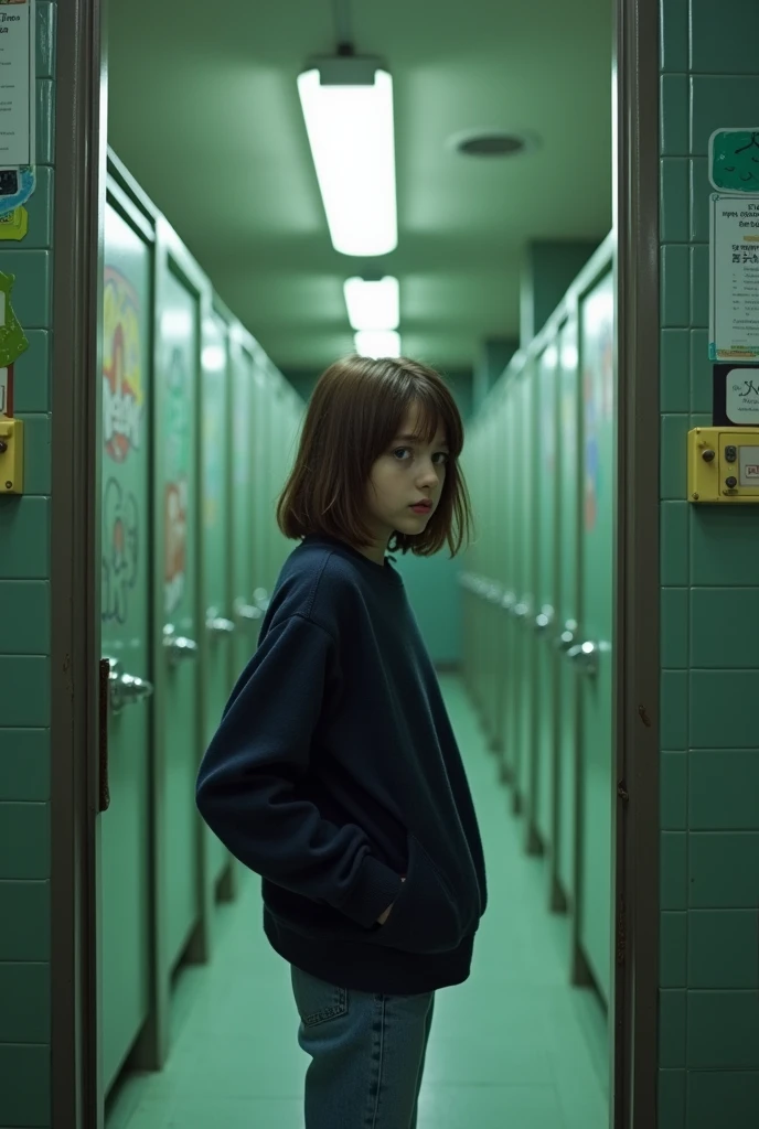 Junior high school student toilet pee