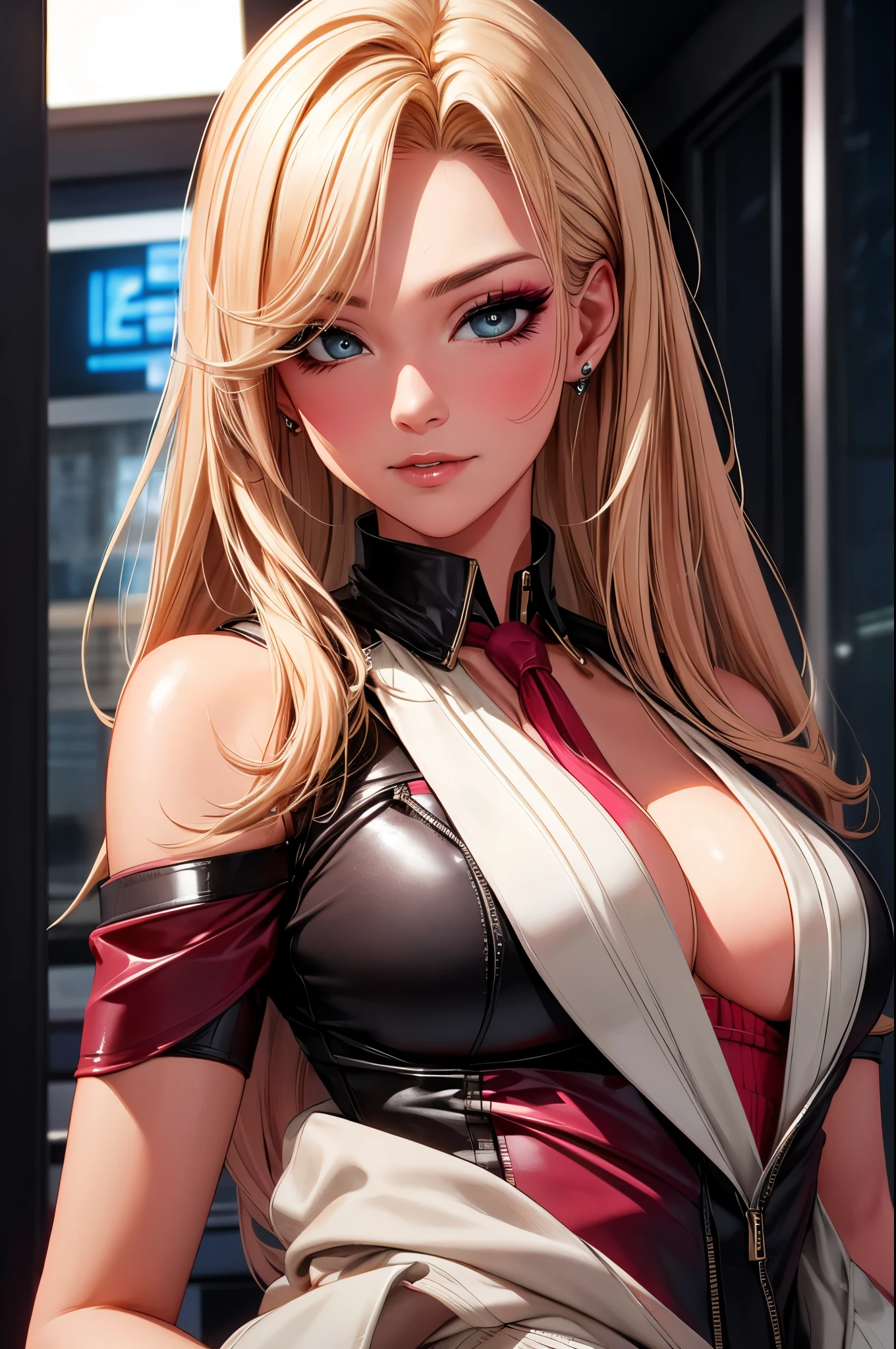 Adult Boa Hankock, CG 8k ultra-realista, hot woman, seductive eyes, make-up
