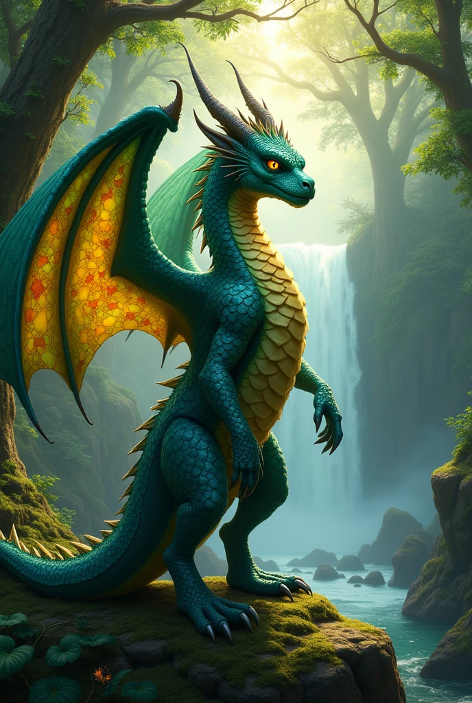 Make a character half dragon half human