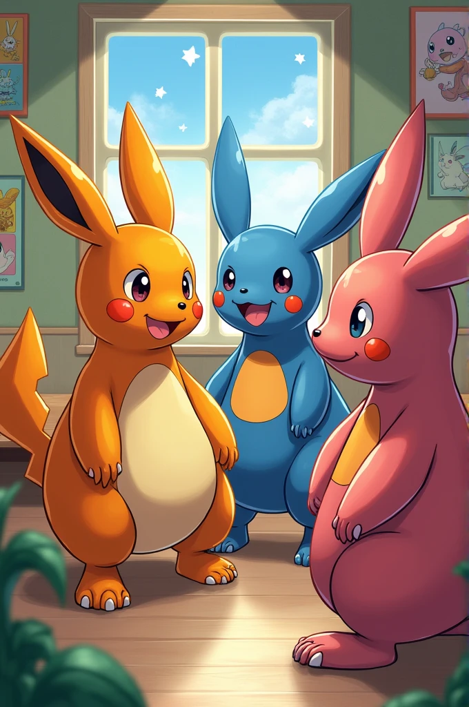 Mention of Pokemon with huge breasts and huge ass in the orange academy in a department 