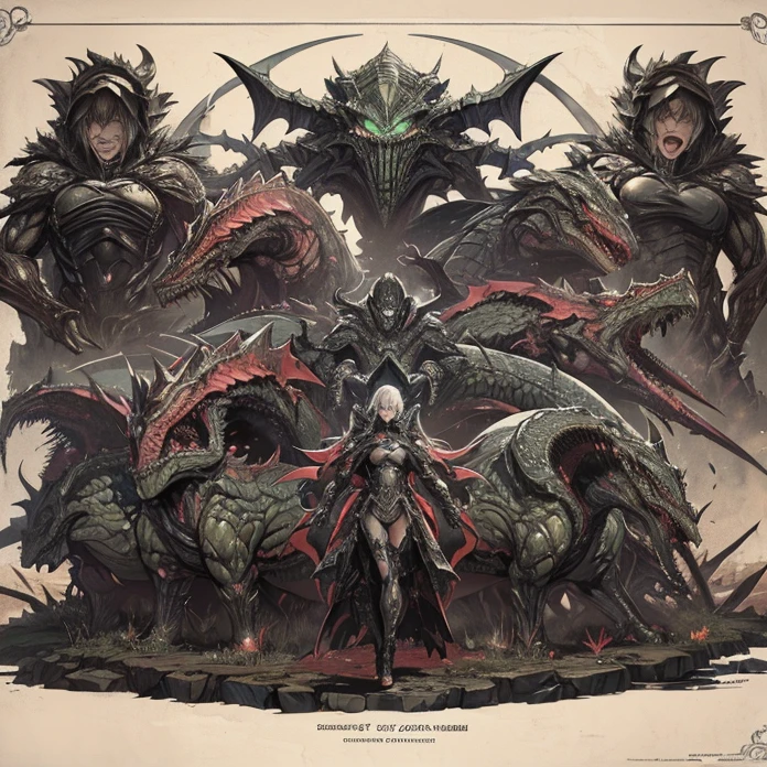 (High Resolution, HD, High Quality), (Super Detailed, High Details), (Masterpiece), (Anime, Anime Style), (Character Design), high fantasy, terror genre)(detailed background)(reptilians)(alien hr giger aesthetic)(multiple views)
{{humanoid evil male crocodile:),babylonian place and realm)}}