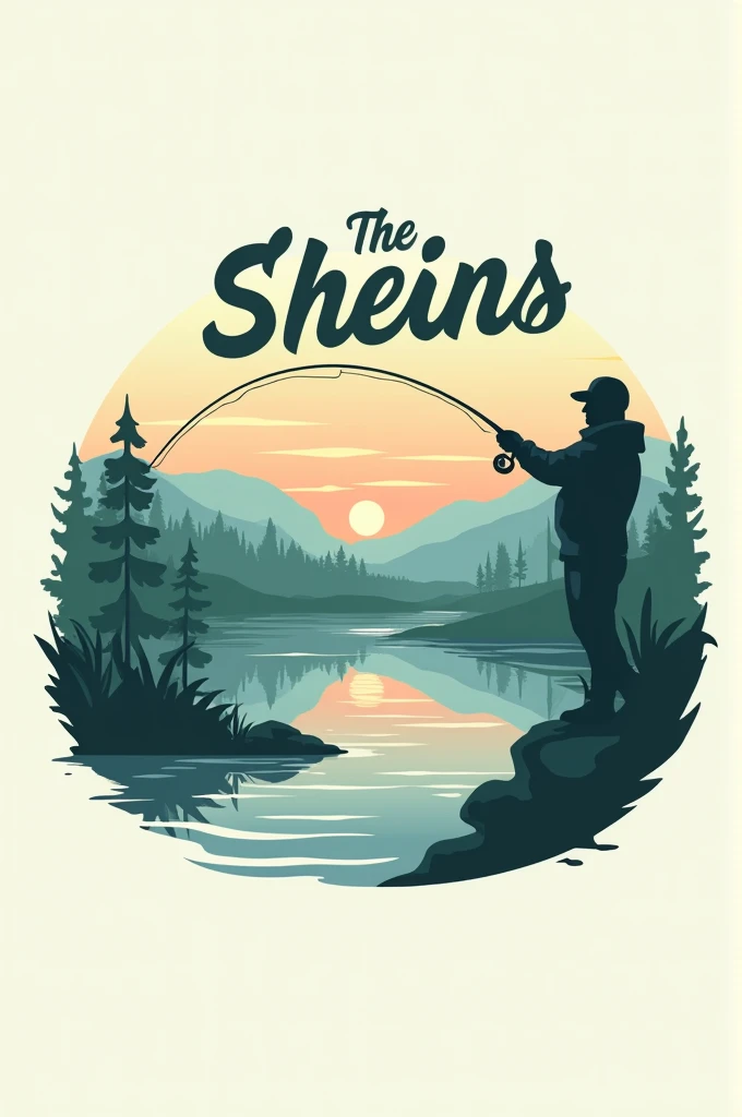 Fishing logo with title the sheins