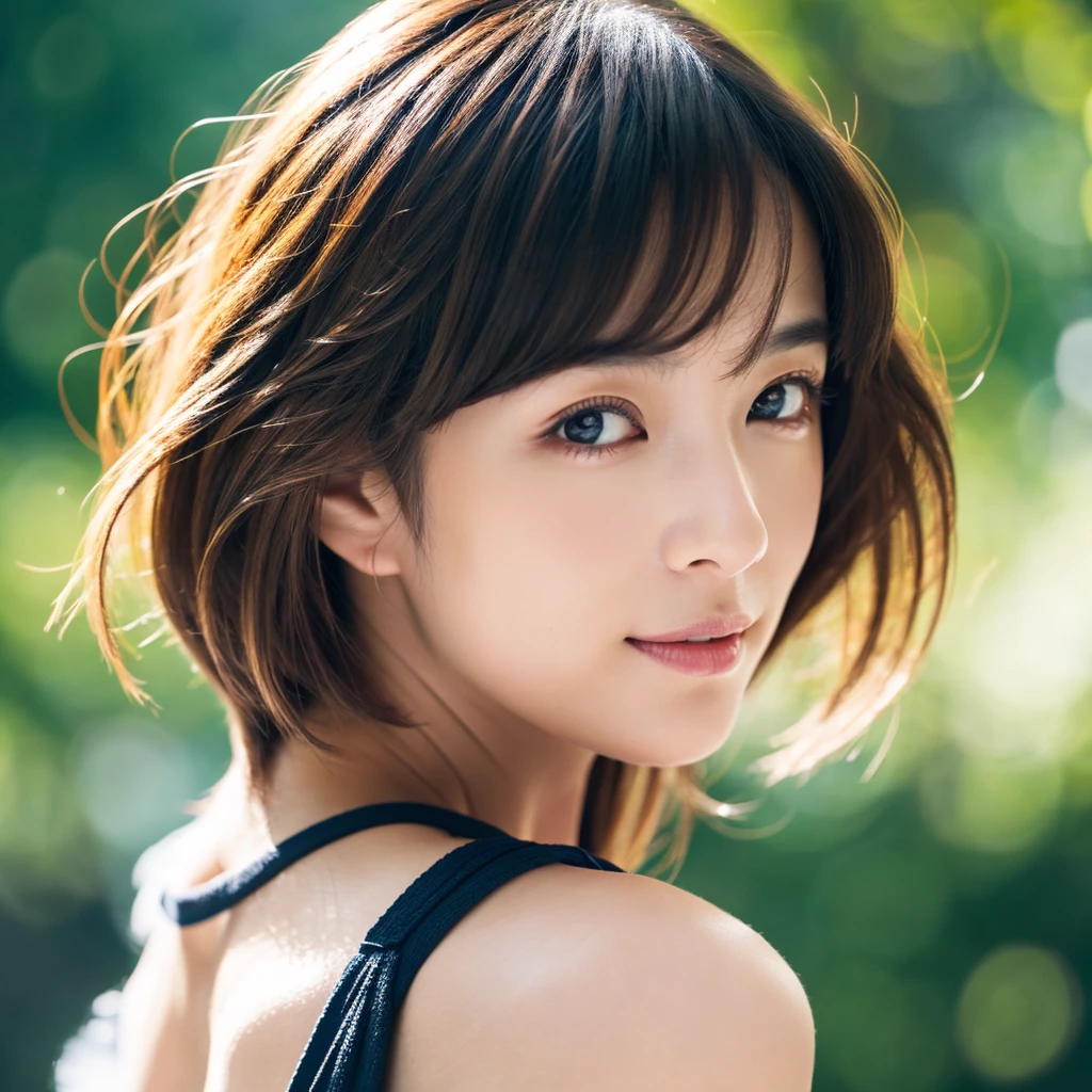 Model actress、A beautiful woman、One Woman、cool、cute、Japanese and half European、30 generation beauty、Realistic Skin、4K images、Commercial Shooting