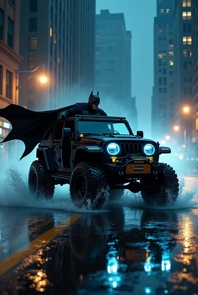 Batman en jeep
