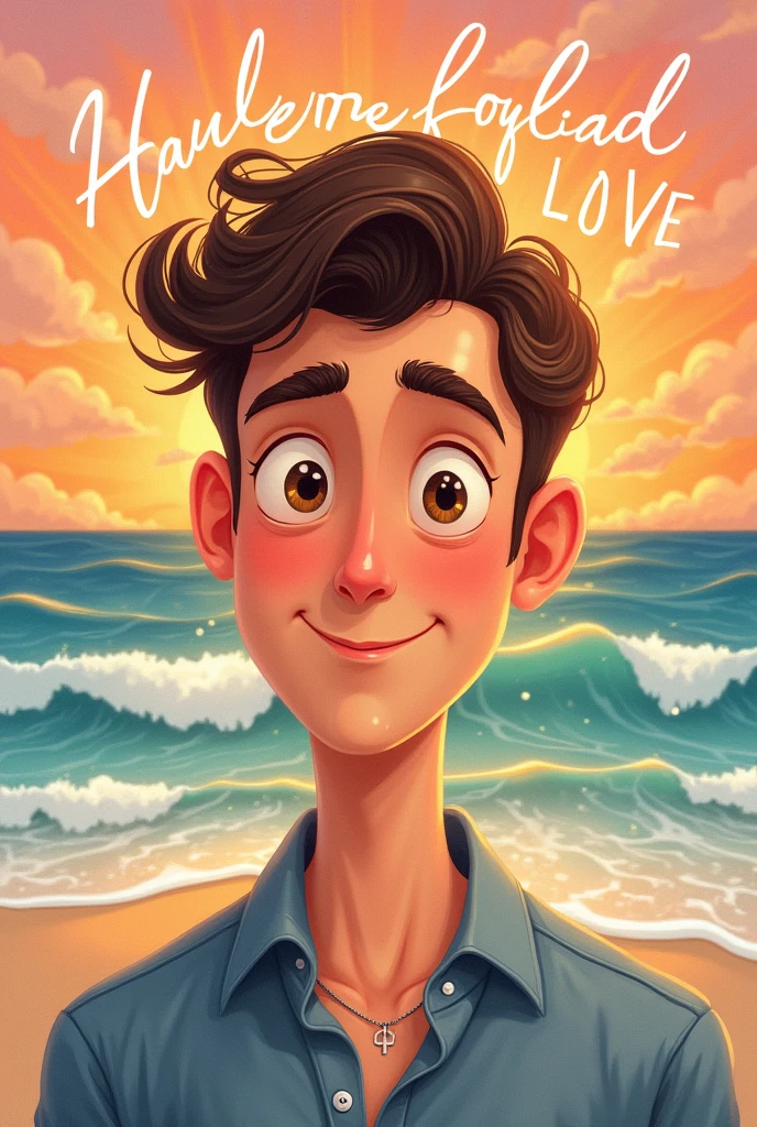 An image with text dedicated to my boyfriend David