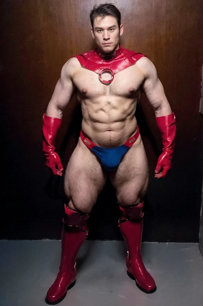 (realistic,hyper-detailed,8k,DC comic superhero,Captain Atom,captainatom),
(Hollow suit),
(red gloves,redgloves),
(red boots,redboots) , ((unrealistic wide hips , unrealistic wide pelvis , plump hips)) , hips , thighs , y , ero, nsfw , gay, gay focus , narrow waist , snatched w