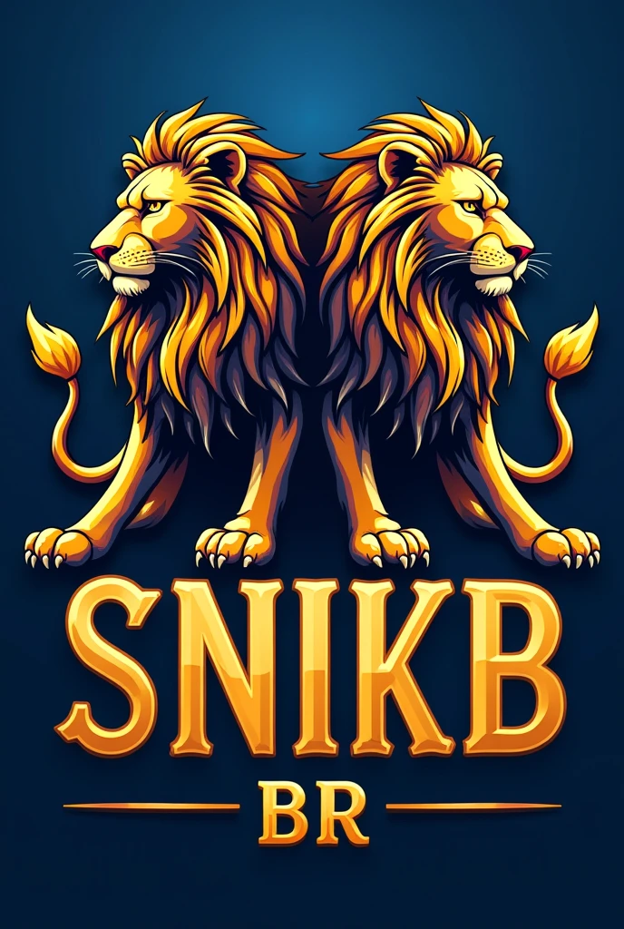 Logo with lions in the background that says SNIKB BR