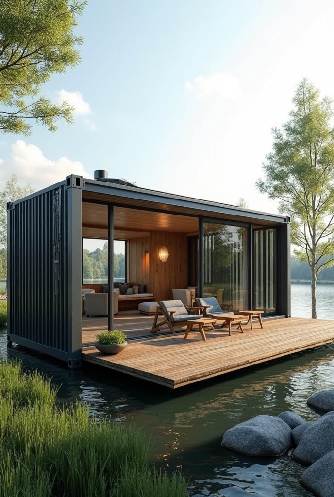 Minimalist House Plans, in 40 foot container