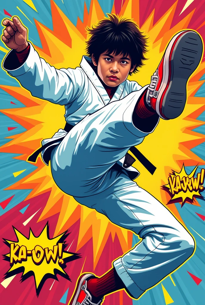 Taekwondo pop art 