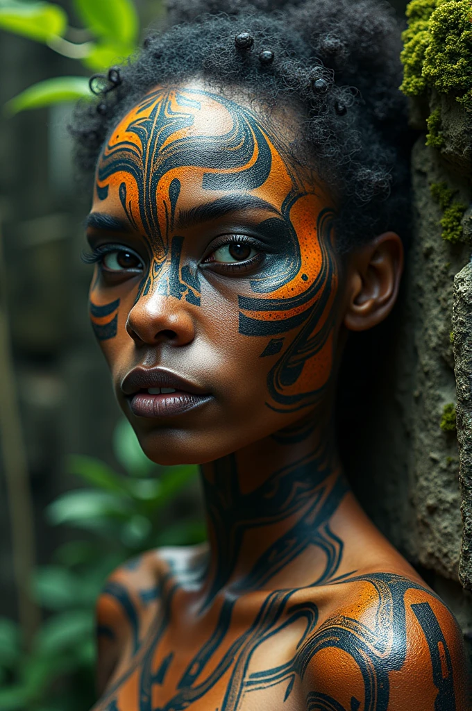 Face with tribals