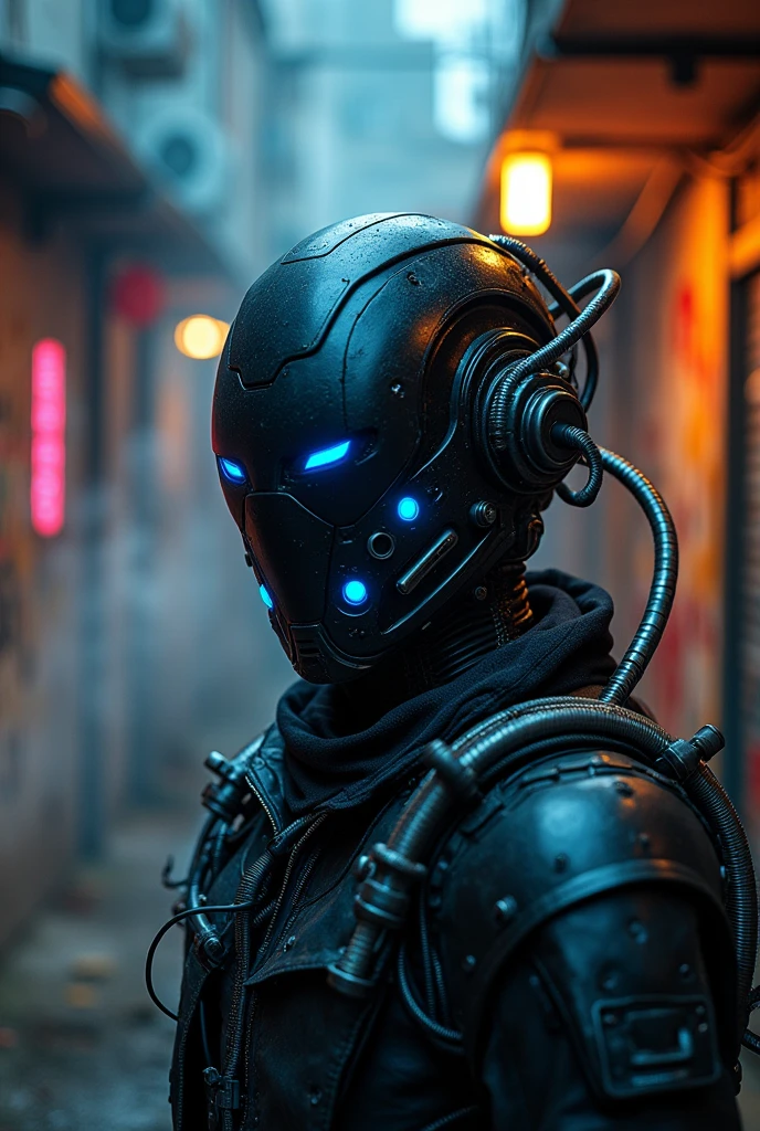 Mask with tubes