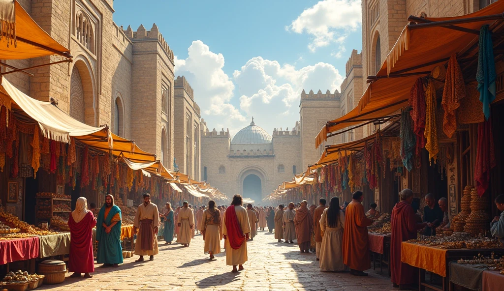 Imagine for a moment that you are in ancient Jerusalem., surrounded by riches beyond imagination.