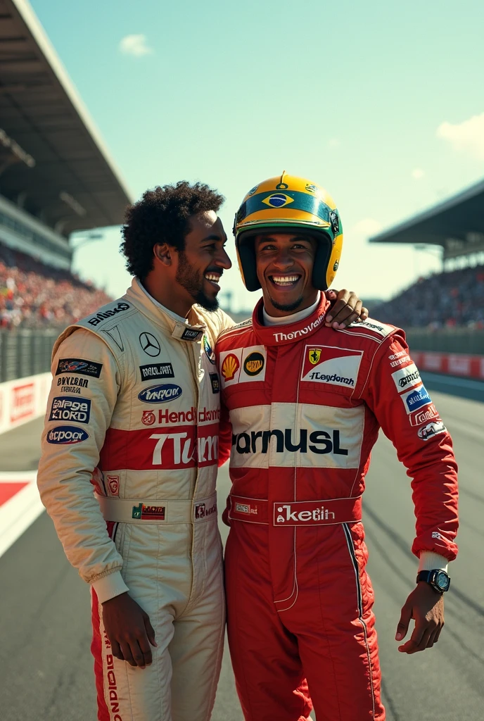 Lewis Hamilton e Ayrton Senna