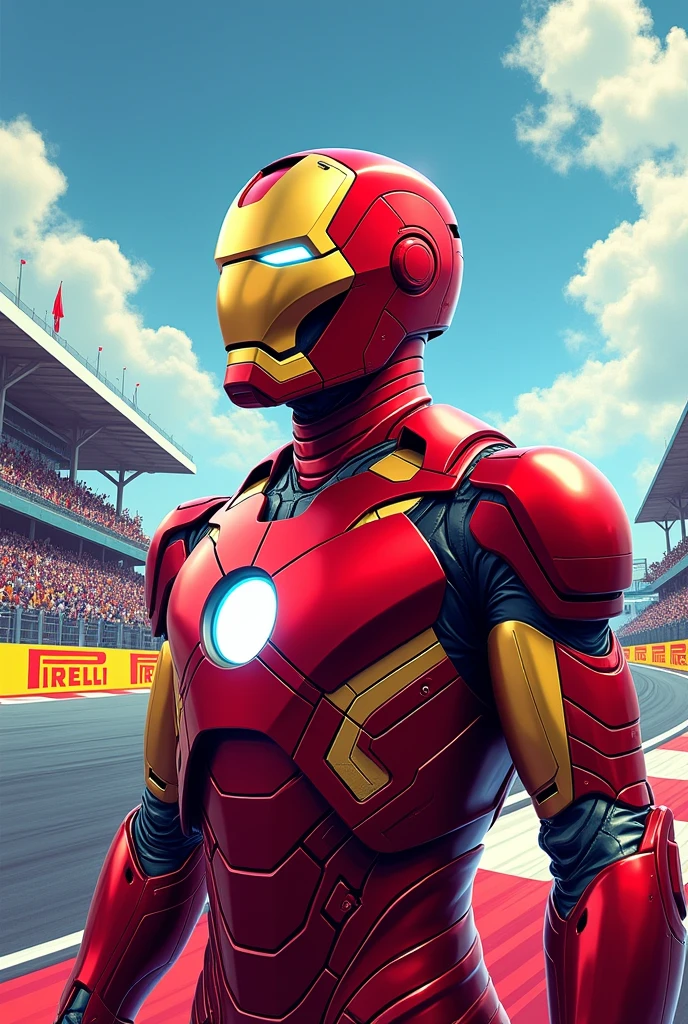 Iron Man Formula 1 Driver
