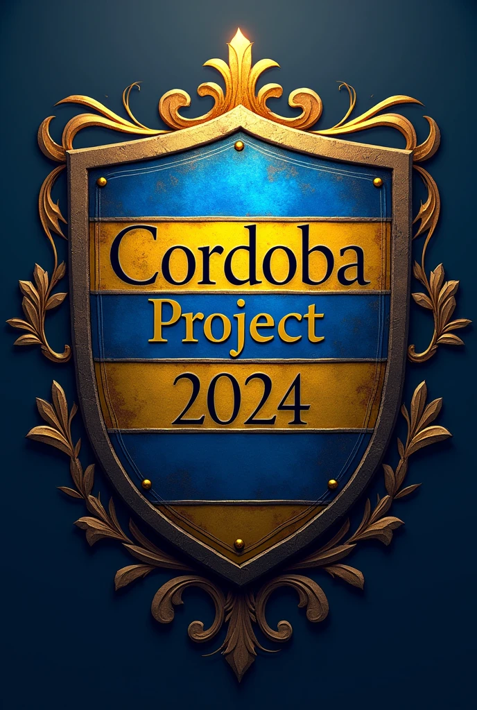 shield with several stripes written cordoba project 2024