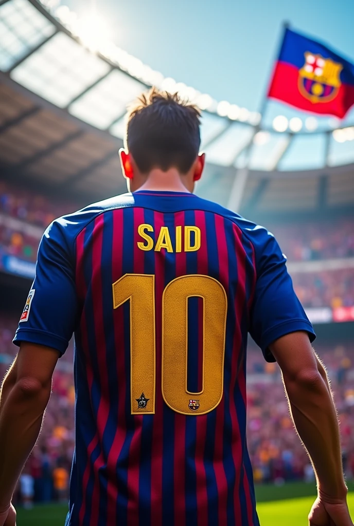 Barça shirt with Said's name