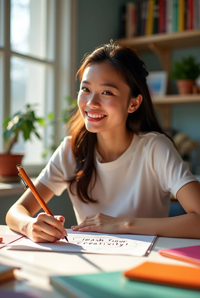 intention to persuade the reader, argumentative text, presents verbal and nonverbal language, use of non-imperative verbs, presence of slogan, use of logo, use this information to create a pencil ad