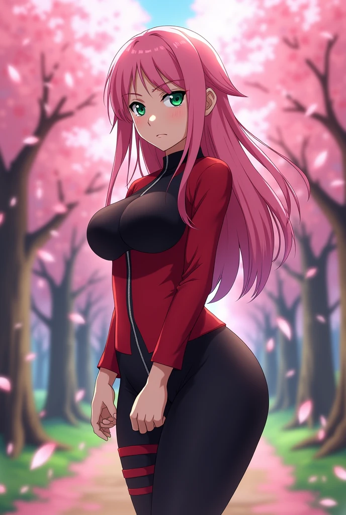 Sakura from Naruto with a big ass