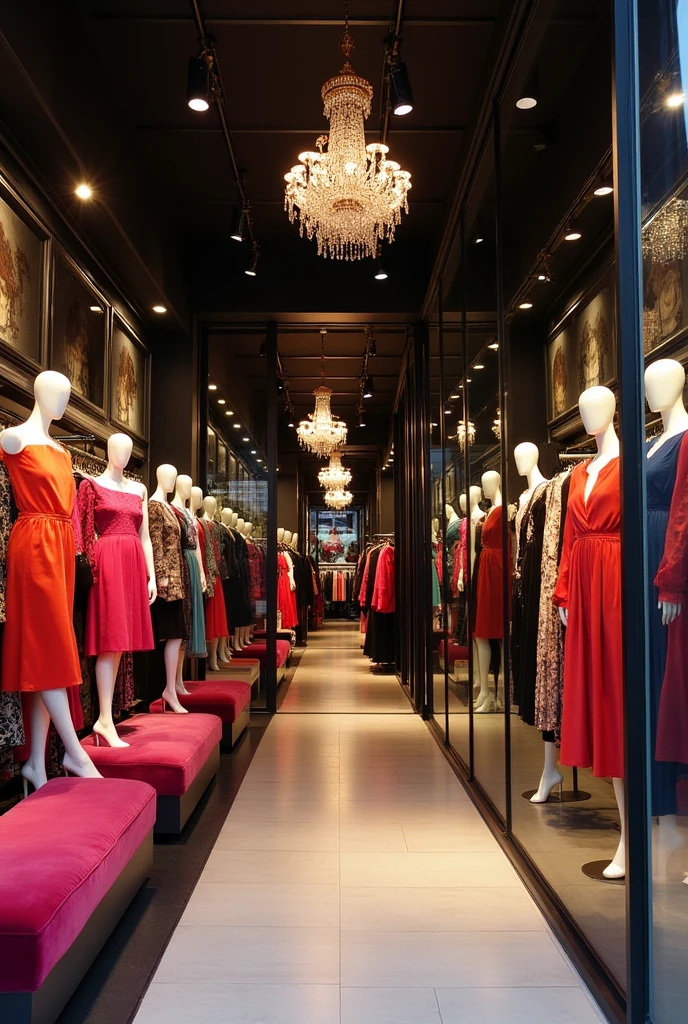 A clothing store brand named Regiane Estile & Glamour
