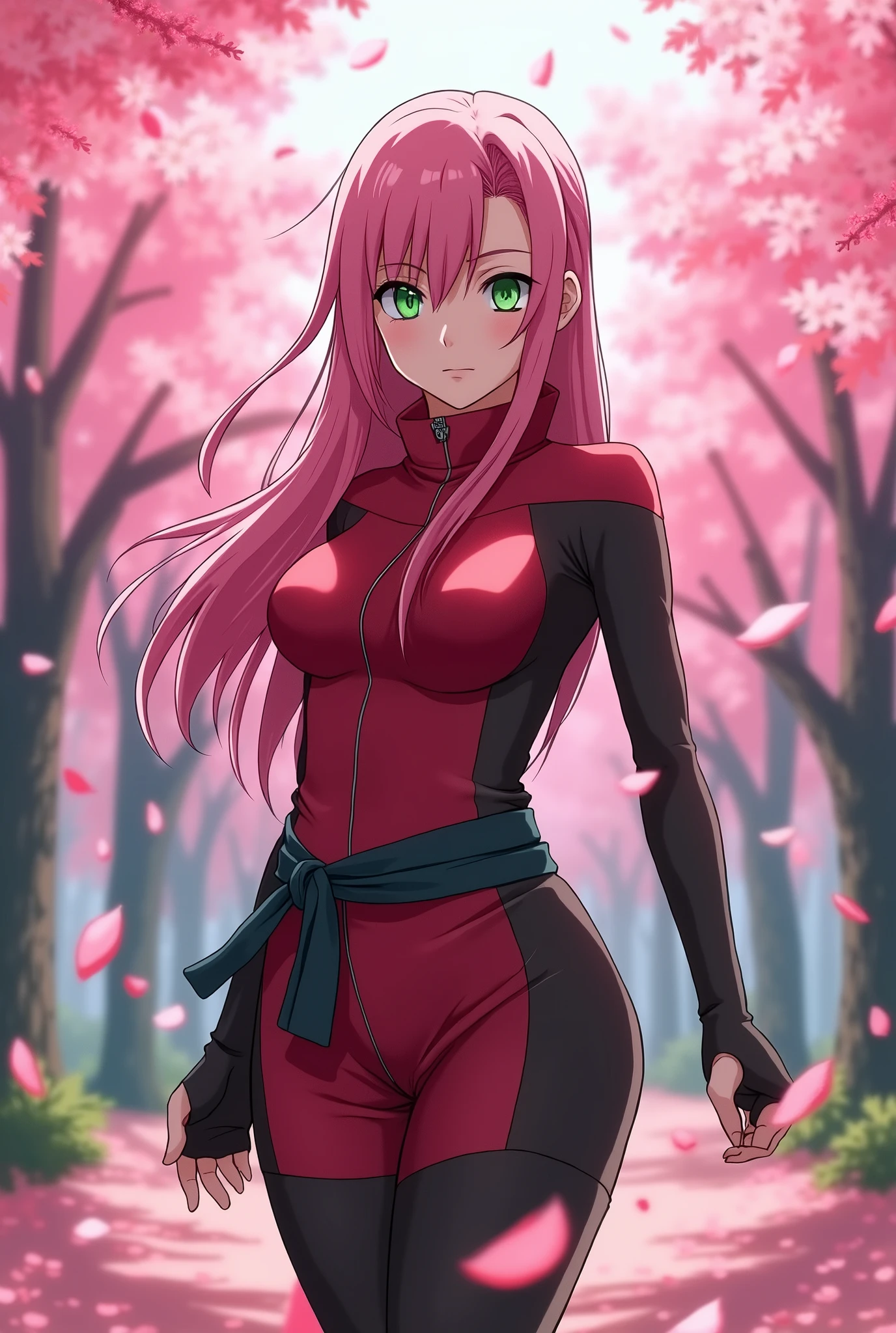 Sakura from Naruto with a big ass