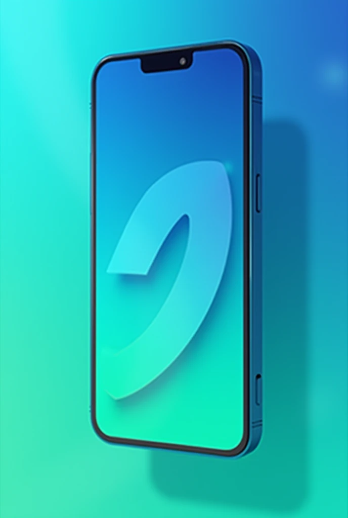 Crea una imagen de una aplicación de un banco digital de nombre Future Bank. That has colors, blue on one side and green on the other. It's like opening the app and seeing the main screen. Say your name "Future Bank" improves colors, that it is not a mixture between both, that can be appreciated