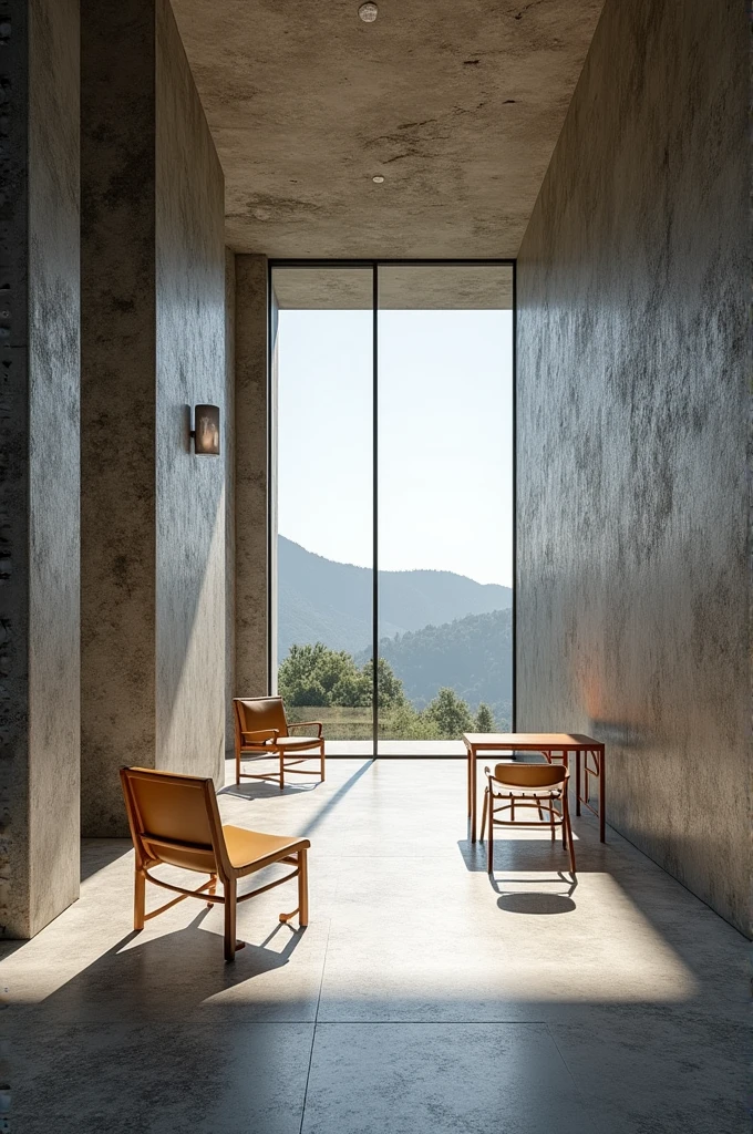 a room, granite walls