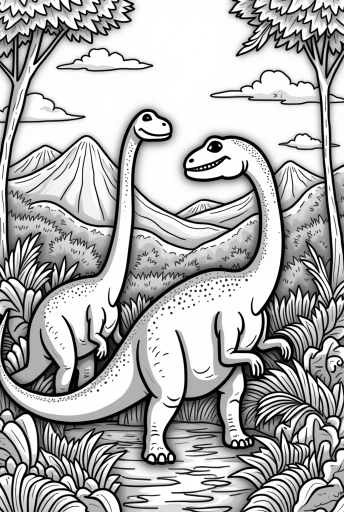 Dinosaur coloring pictures