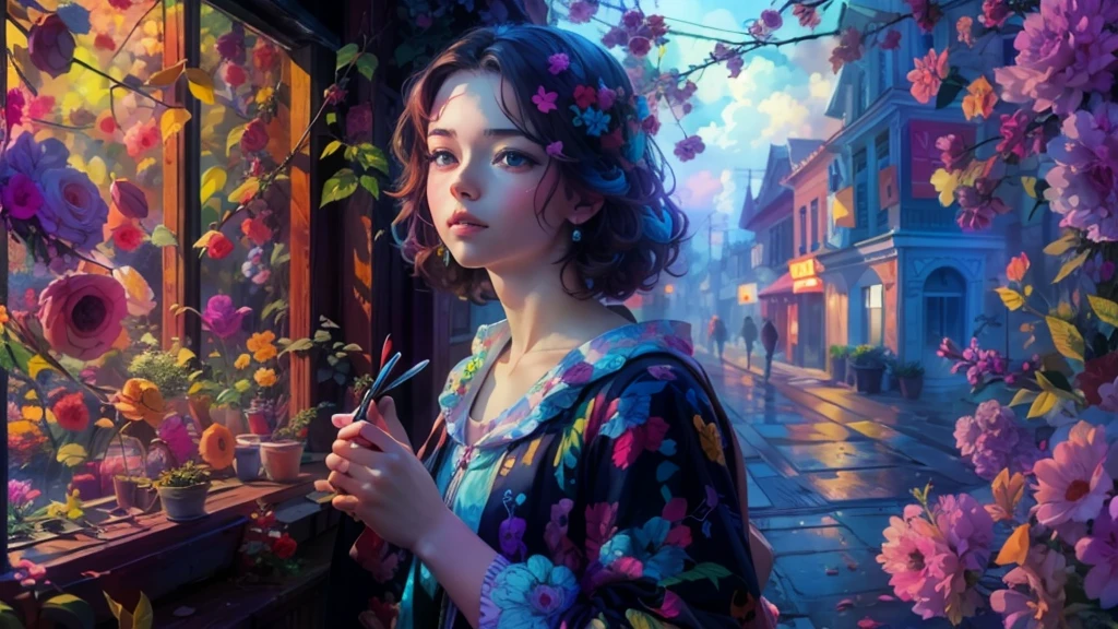 A colorful work of art 