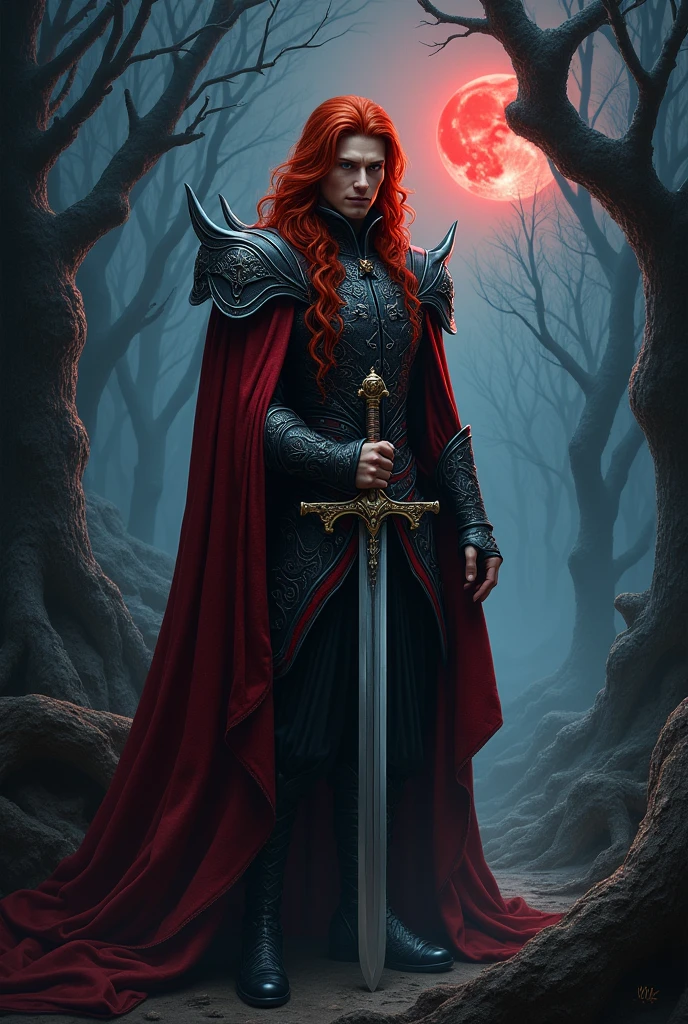 Dark fantasy prince Hans from Frozen ,Red-Haired