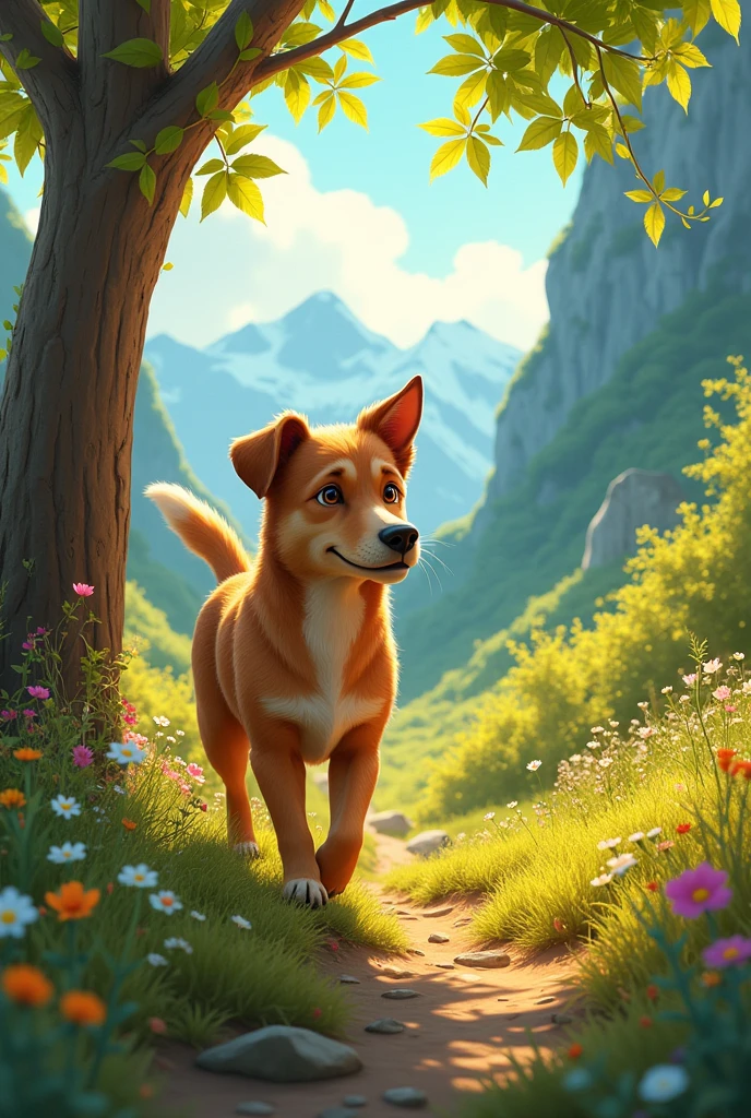 intro: PLUSH TRAIL TITLE: IN SEARCH OF A HOME SCRIPT Presentation (introDUCCIÓN):
This is the story of Patachin, a brave dog who has had to overcome the adversity of being abandoned by his owners who, seeing that he is getting older, left him to his fate and now he is looking for a way to survive and find a new home where he can share their unconditional love..
voice-over: Patachin imagined that it would be a normal day with his owners going for a walk where he would have fun and jump in the mountain undergrowth as he has always done., But it was that day where his life would change for the rest of his life..