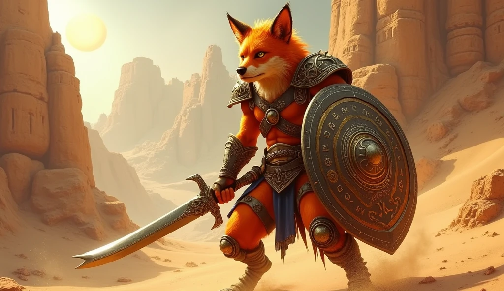 World of Warcraft Vulpera with Warrior Class Protection 
