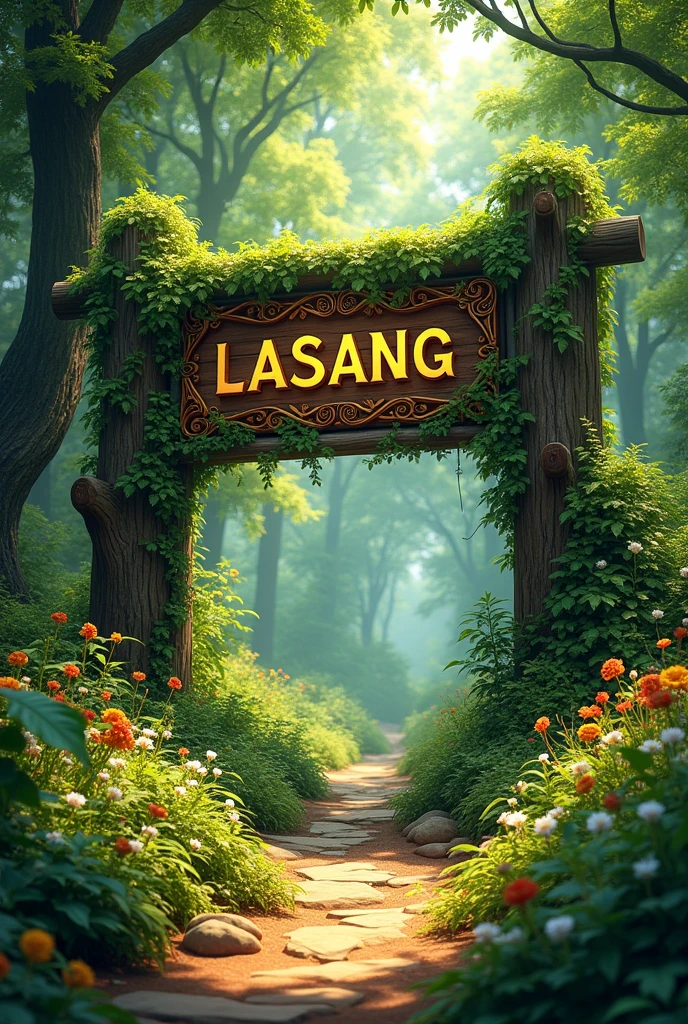Real forest create name made in forest "LASANG"