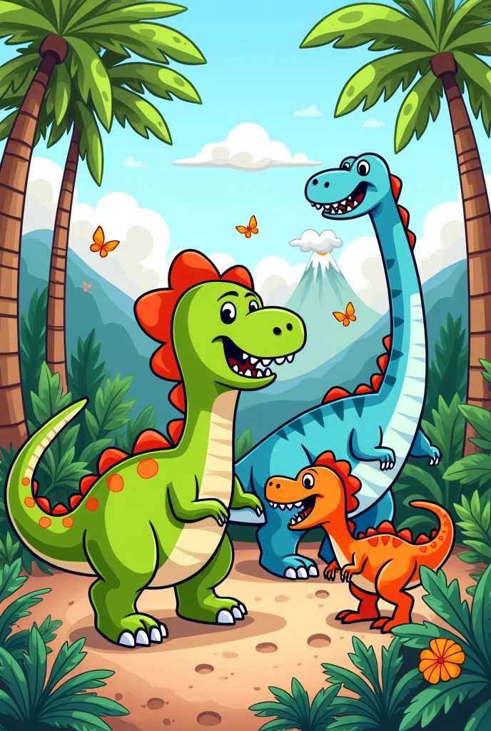 Dinosaur coloring pictures