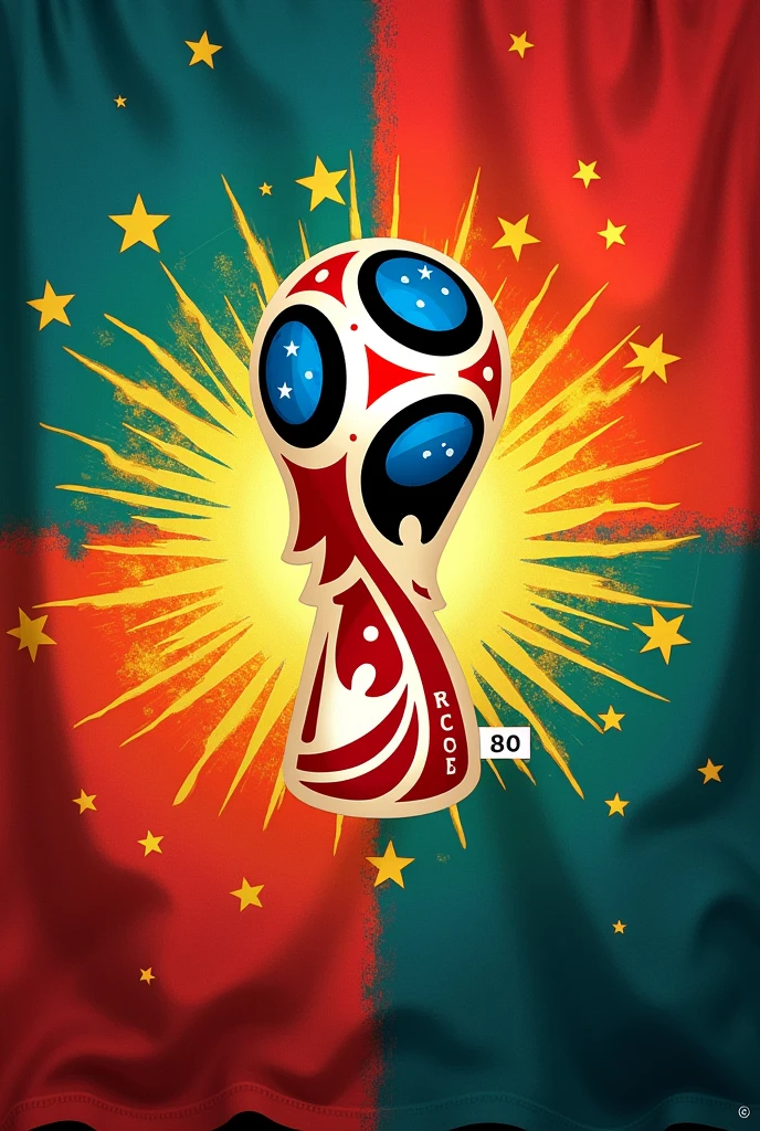Generate the flag of the country that will win the 2026 World Cup