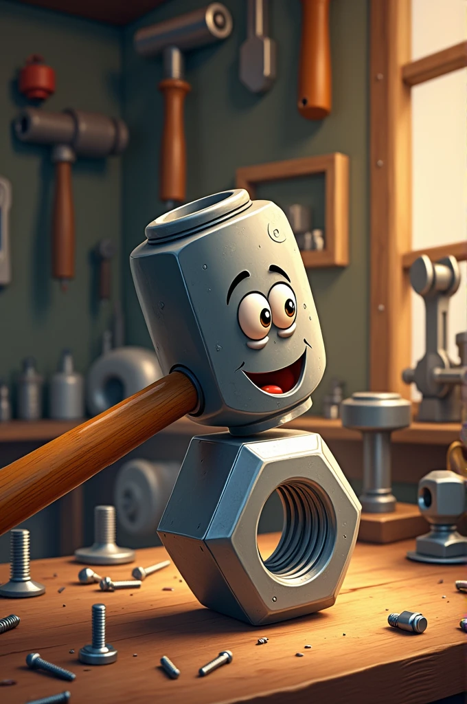 If in a hammer the nut is 2cm from the fulcrum.