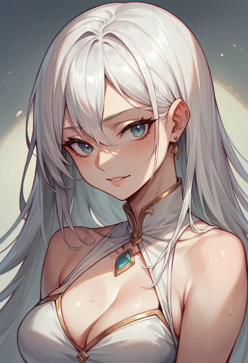 White hair