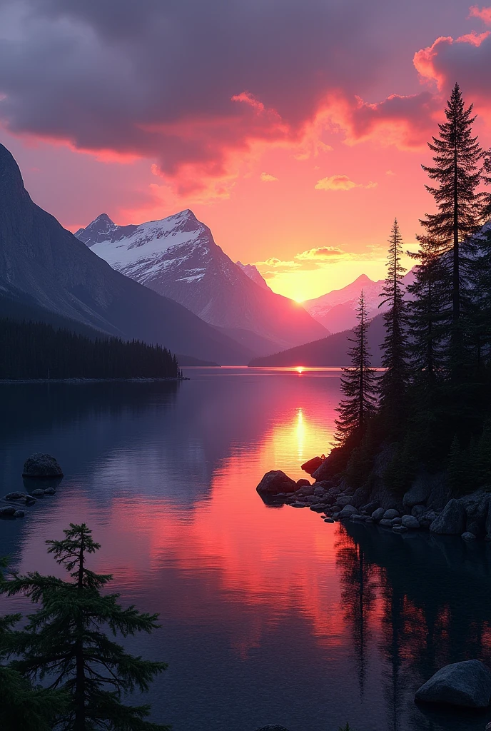 Sunset in Alaska