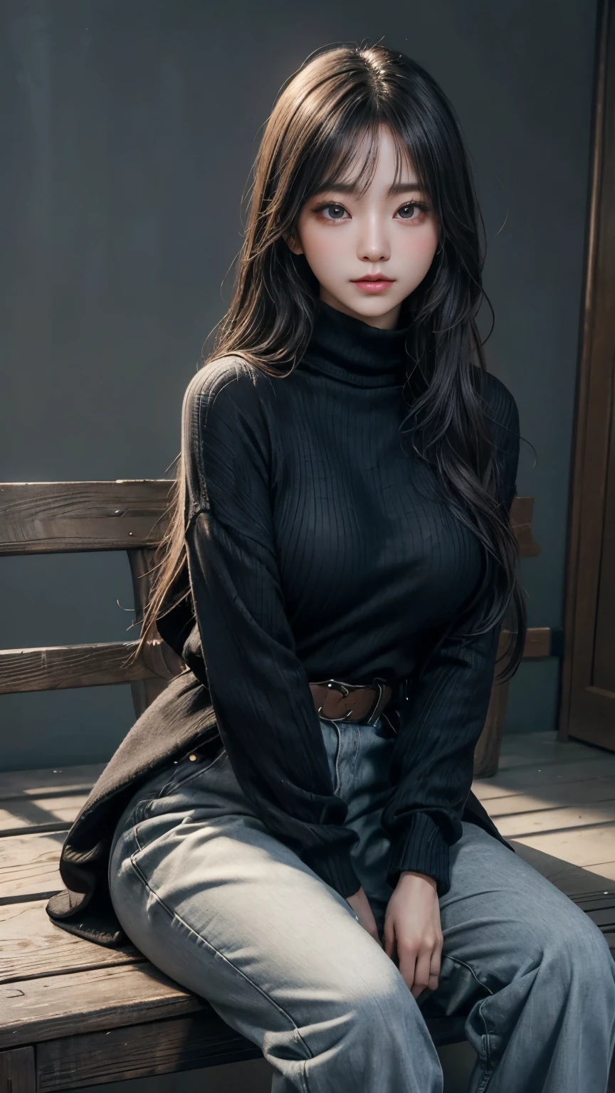 (highest qualityのディテール)、Realistic、8k Ultra HD、High resolution、(One Girl:1.2),(Glasses、Fatal Beauty,Attractive beauty) ,(A supple and powerful physique),(Sensual charm),(Mysterious charm:1.1),(Big Breasts、Captivating silhouette),The Super detailed、High quality textures、Complex details、detailed、Very detailed CG、High quality shadows、detailed Beautiful and delicate face、detailed Beautiful and delicate eyes、Written boundary depth、Ray Tracing、20th Generation、Cute K-Pop Girls、(The Face of Ulzan in Korea)、Thin face、(URZAN-6500-v1.1:0.6)、PurerosFace_v1、Glowing Eyes、Perfect body、 Viewer Display、(highest qualityのディテール:1.2)、Realistic、8k Ultra HD、High resolution、Woman close up， realistic girl rendering, 8k artistic german bokeh, Enchanting girl, Real Girls, Gurwitz, Gurwitz-style artwork, Girl Roleplay, Realistic 3D style, cgstation Popular Topics,, 8K Portrait Rendering,（truth，truth：1.4），(Sparkling eyes girl:1.2)、Best image quality, highest quality, Realistic, Super detailed, Realistic, 4K 8k Ultra HD Full Color RAW Photos, Fujifilm(Medium format), hasselblad, Carl Zeiss, Incredible dynamic range photography(utility_art：Smooth-768:1.1),High resolution, High pixel count, Clear detailed, Clear images, Natural color reproduction, Noise Reduction, High fidelity, quality, Software Improvements, Upscaling, Optimized Algorithms, Professional-level retouching,

1. Oversized coat:

The coat is、Choose an oversized design that covers from shoulders to knees.。Color is classic navy or black、or warm khaki or beige, wait.、Choose colors that match the season。
2. Knitted sweater or turtleneck:

To protect yourself from the cold、Choose a knitted sweater or turtleneck。Match the texture and color of the knit to the coat.。
3. Wide leg pants:

For pants, Choose a wide-leg design、Combines ease of movement and style。Denim in dark tones or black trousers will look good.。
4. Knee-high boots:

What is included in an oversized coat、Pair with knee-high boots that cover your ankles and calves.。Boots are bla