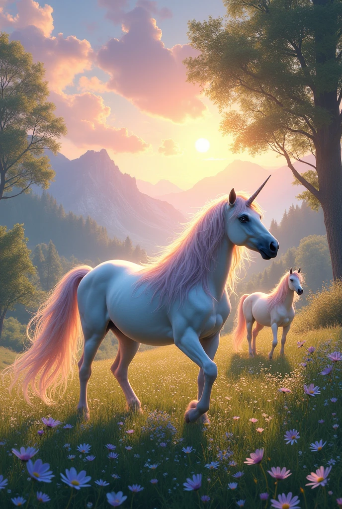 Unicorns in a magical world
