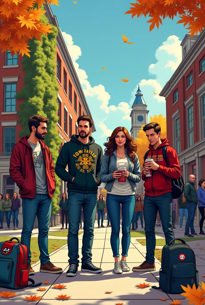 The Avengers at College