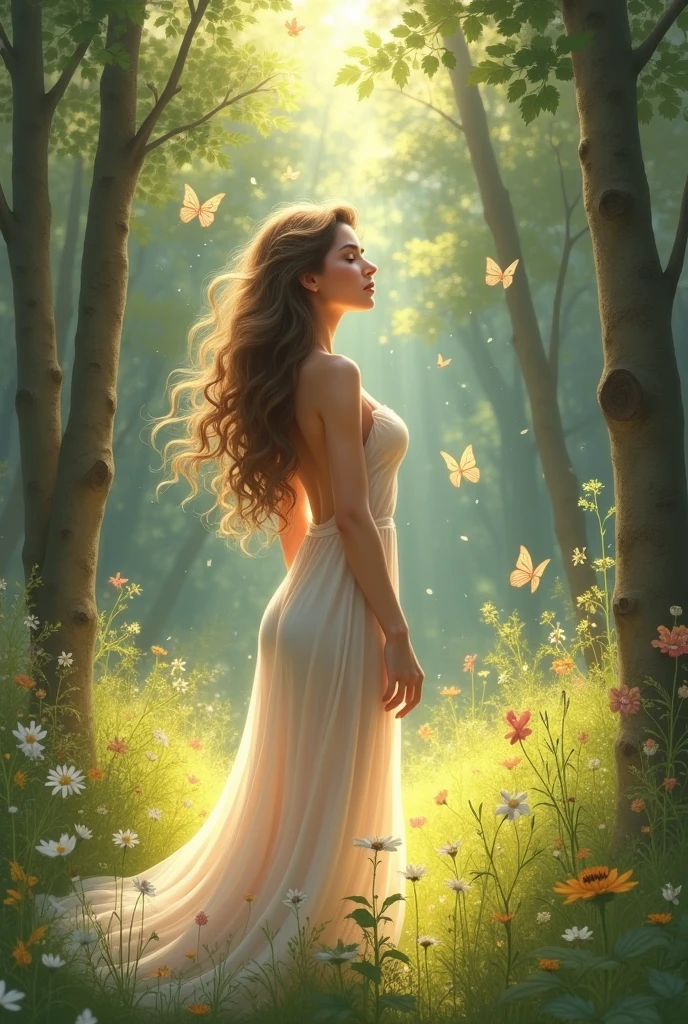 a naked woman 